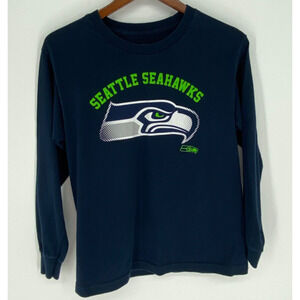NFL Boys Sz 14/16 Team Apparel Seattle SeaHawks Shirt 2510